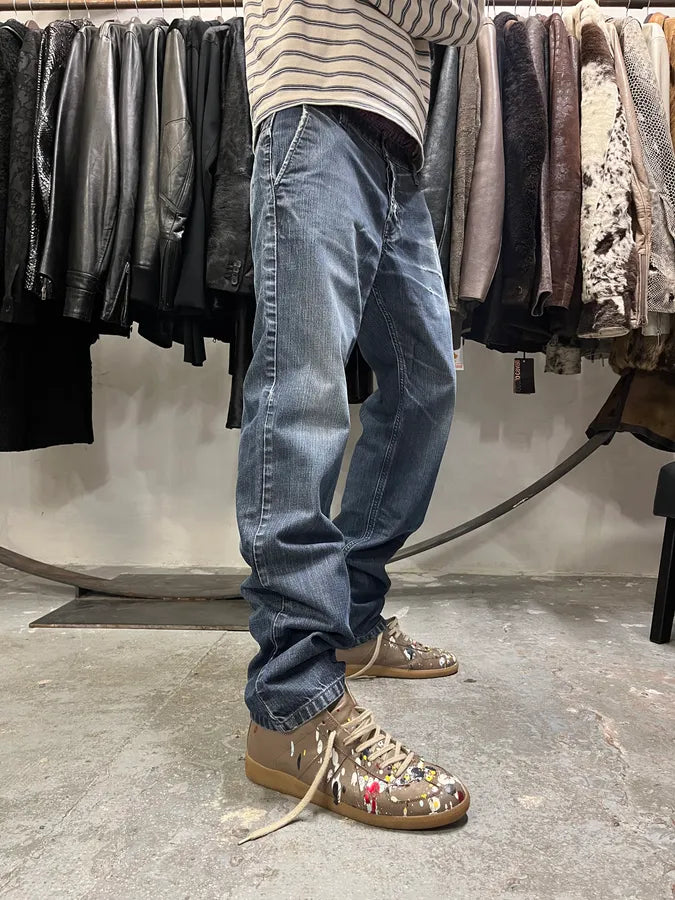 2000s Jean Paul Gaultier Washed Denim Jeans ZjhNQbF 2