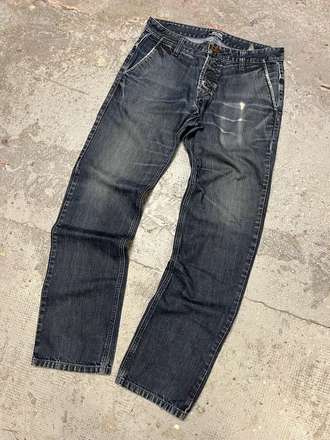 2000s Jean Paul Gaultier Washed Denim Jeans ZjhNQbF 4
