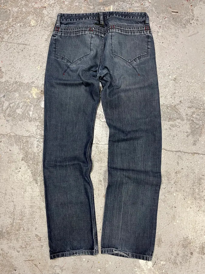 2000s Jean Paul Gaultier Washed Denim Jeans ZjhNQbF 6