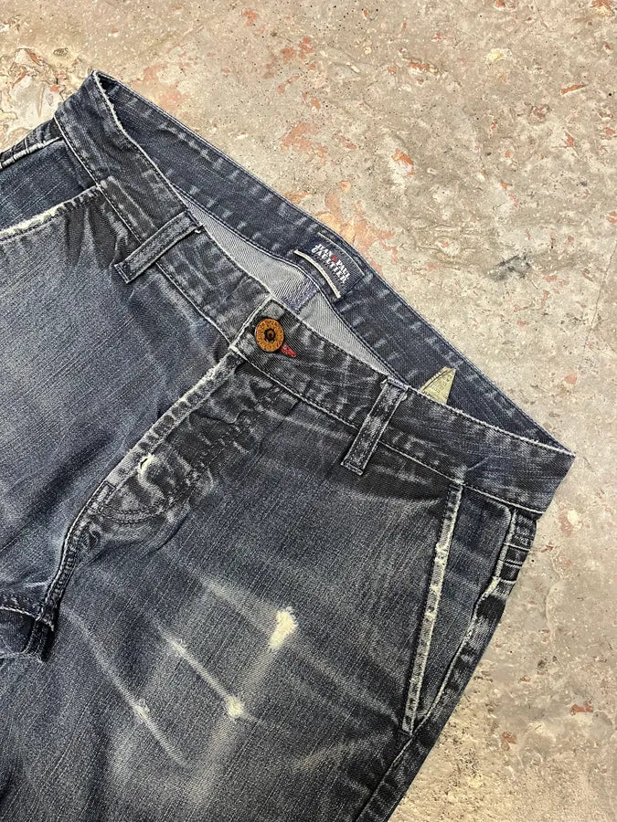 2000s Jean Paul Gaultier Washed Denim Jeans ZjhNQbF 7