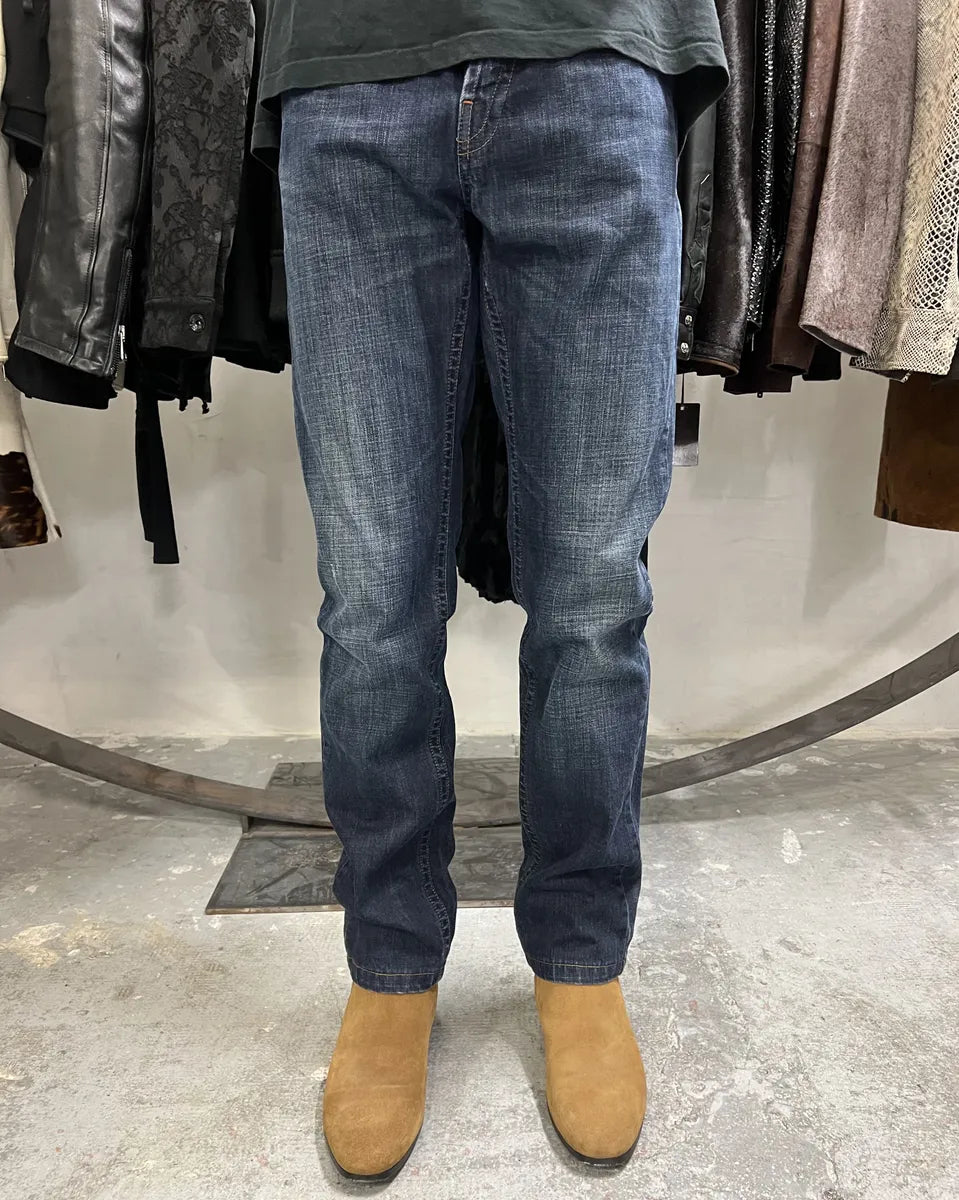 2000s Jean Paul Gaultier Washed Denim Jeans WMhdlHb 1