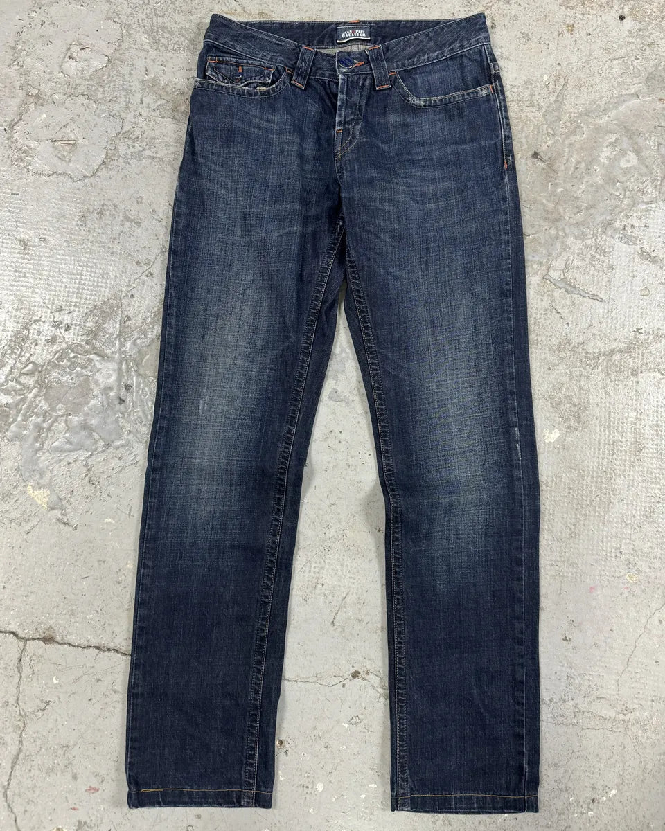 2000s Jean Paul Gaultier Washed Denim Jeans WMhdlHb 3