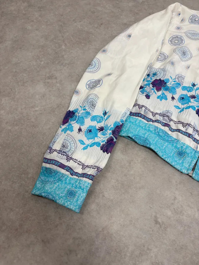 2000s Jean Paul Gaultier White & Blue Abstract Jacket TNdIjek 7