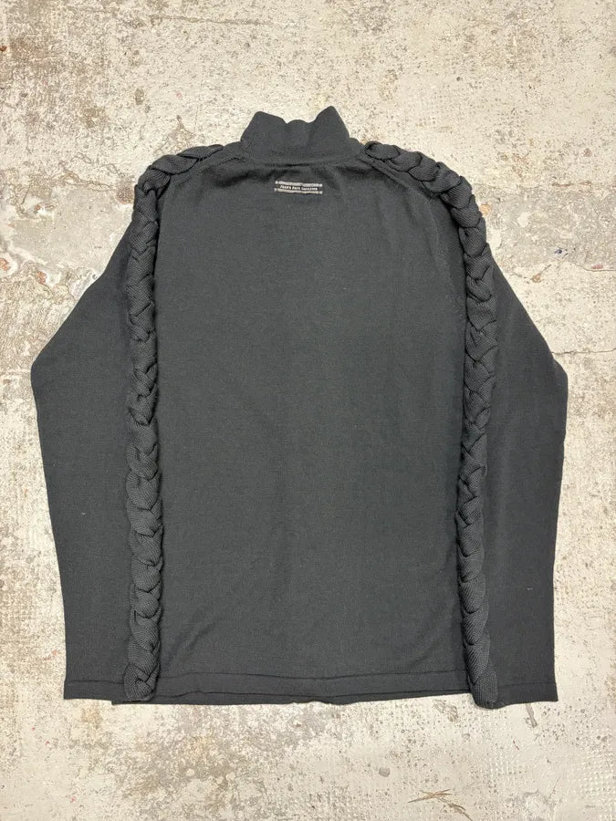 2000s Jean Paul Gaultier Woven Rope Turtleneck Sweater NFhKAcV 5