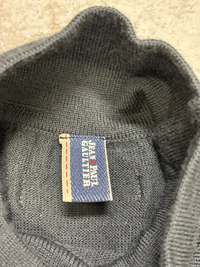 2000s Jean Paul Gaultier Woven Rope Turtleneck Sweater NFhKAcV 7