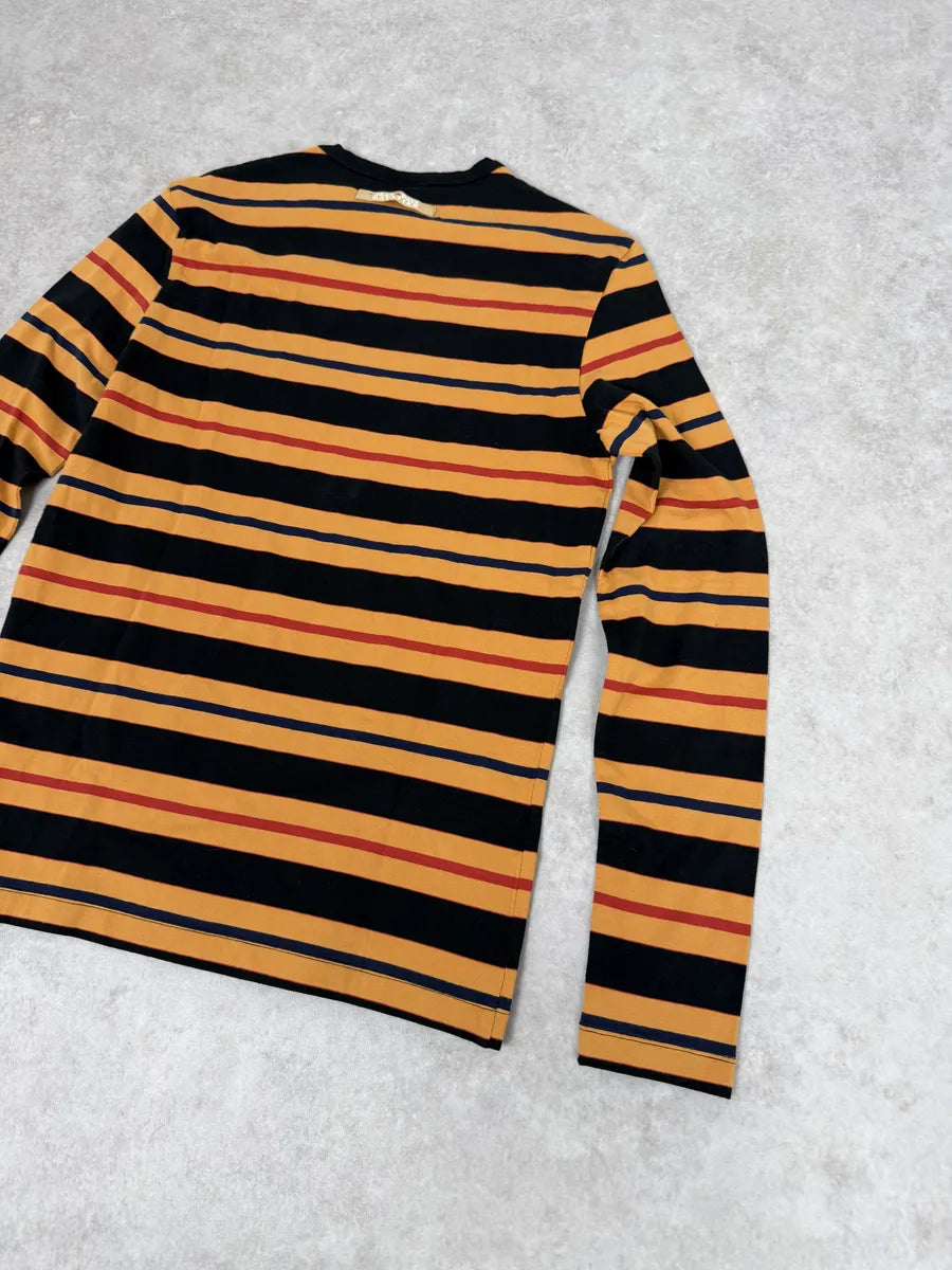 2000s Jean Paul Gaultier Yellow Striped Longsleeves FztEaxJ 5