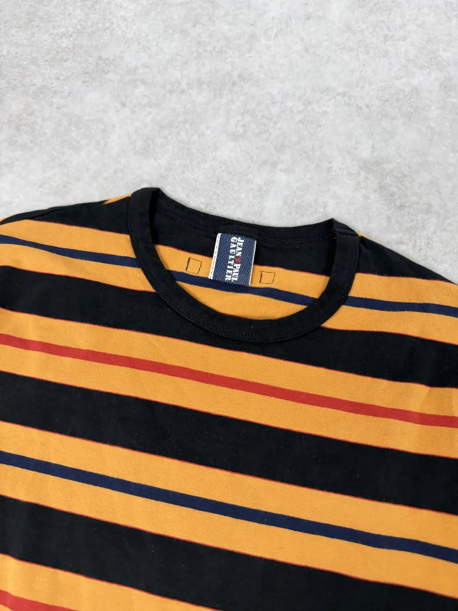 2000s Jean Paul Gaultier Yellow Striped Longsleeves FztEaxJ 7