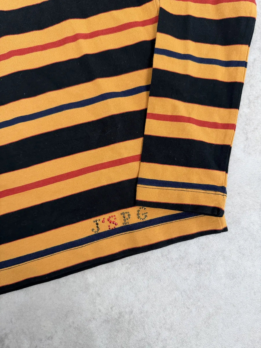 2000s Jean Paul Gaultier Yellow Striped Longsleeves FztEaxJ 9
