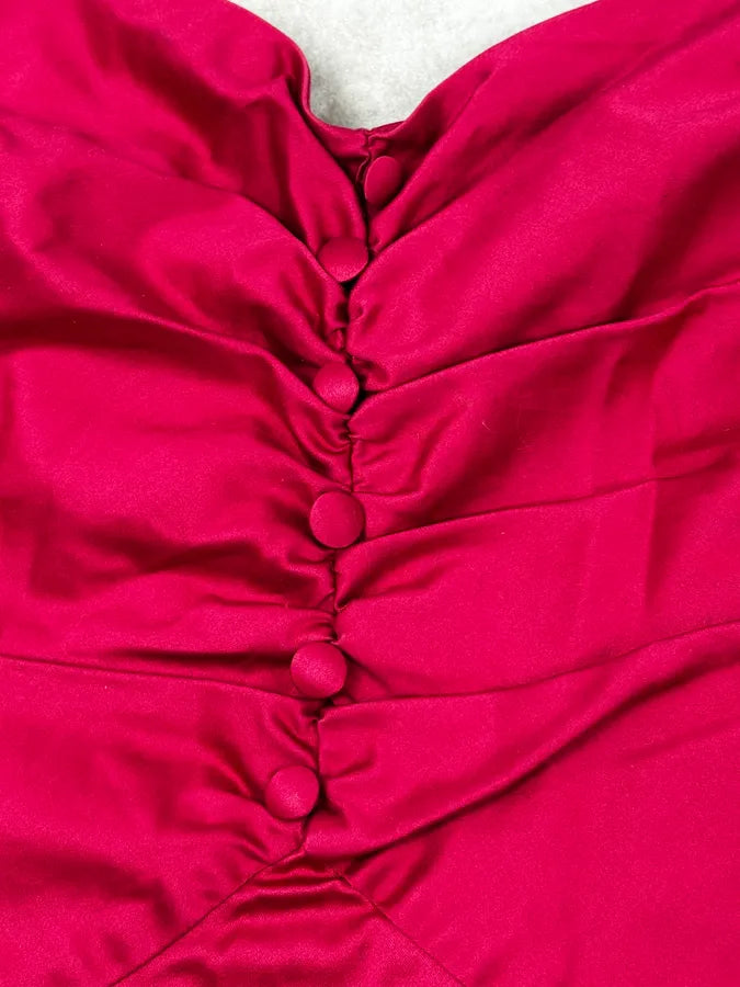 SS2010 John Galliano Fuchsia Flamenco Dress  pwuzyBj 6