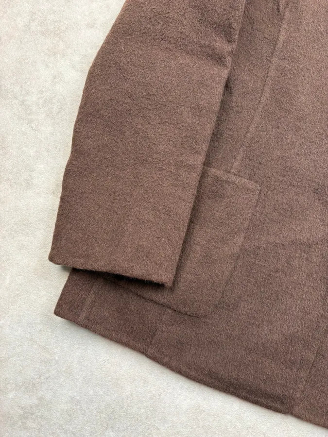 2000s Jil Sander Brown Wool Classic Blazer Jacket zrJEUFV 7