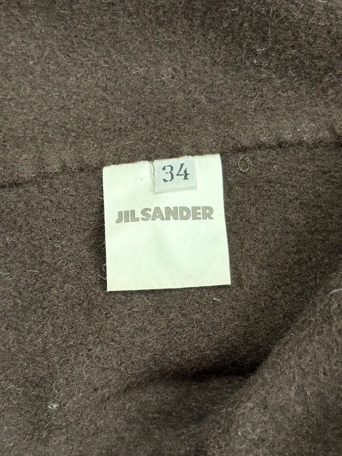 2000s Jil Sander Brown Wool Classic Blazer Jacket zrJEUFV 9