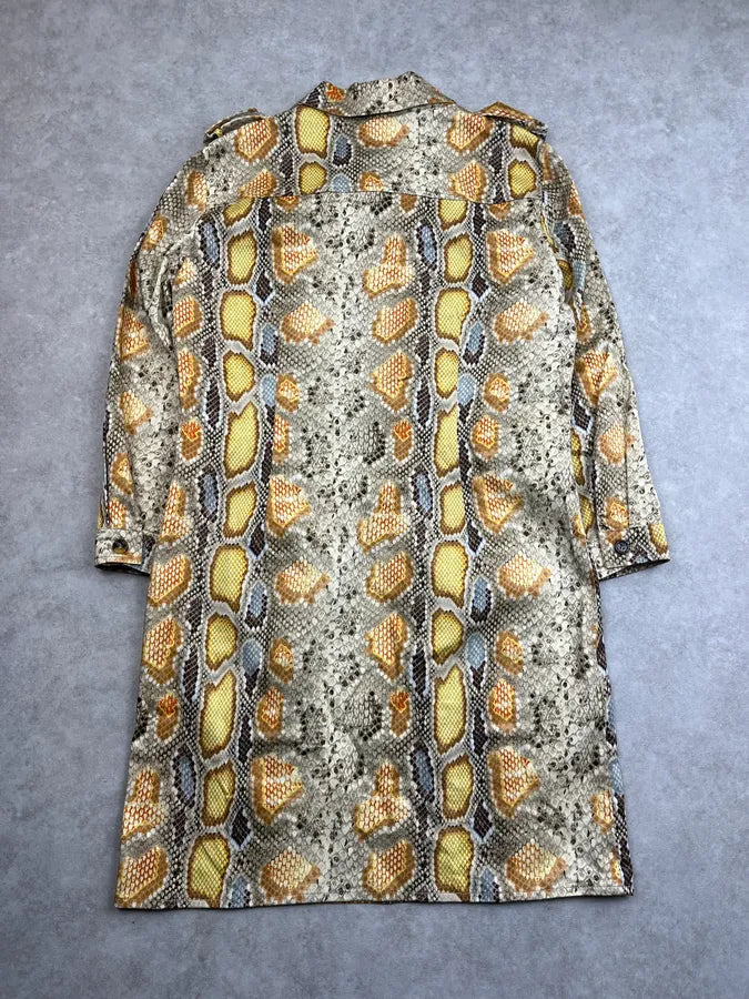 SS2013 John Galliano Beige Python-Print Shirt Dress rJVLByn 6