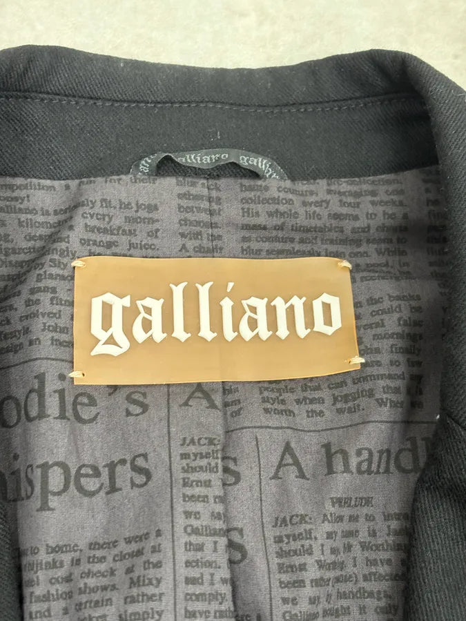 AW2010 John Galliano Black Barbed Wire Blazer Jacket AKMTWAW 11