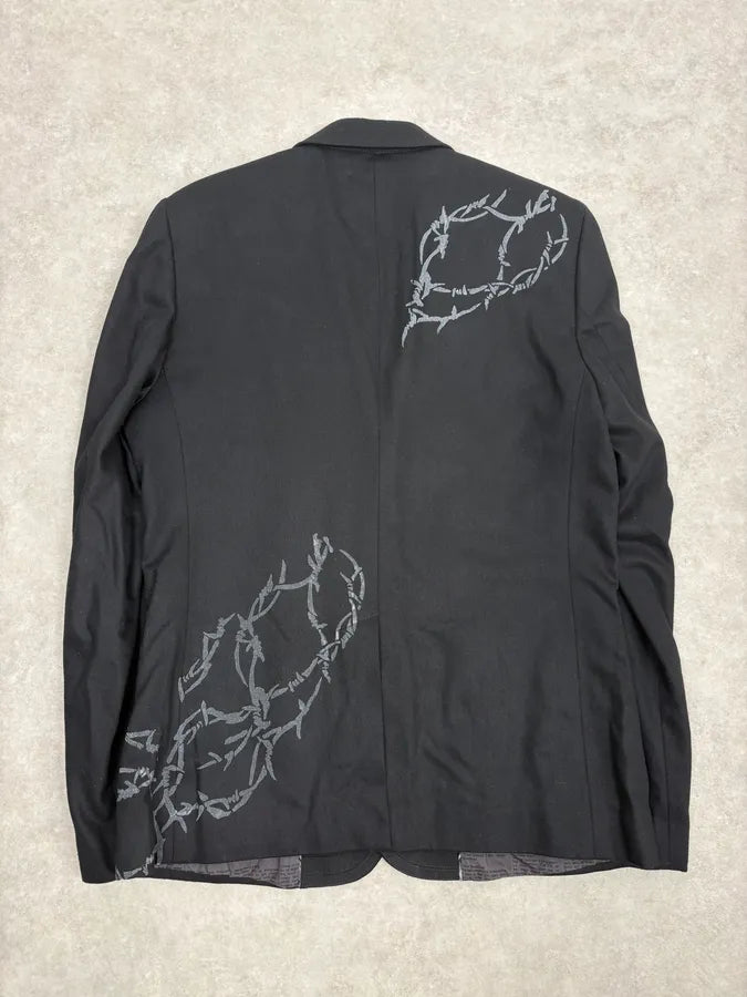 AW2010 John Galliano Black Barbed Wire Blazer Jacket AKMTWAW 5