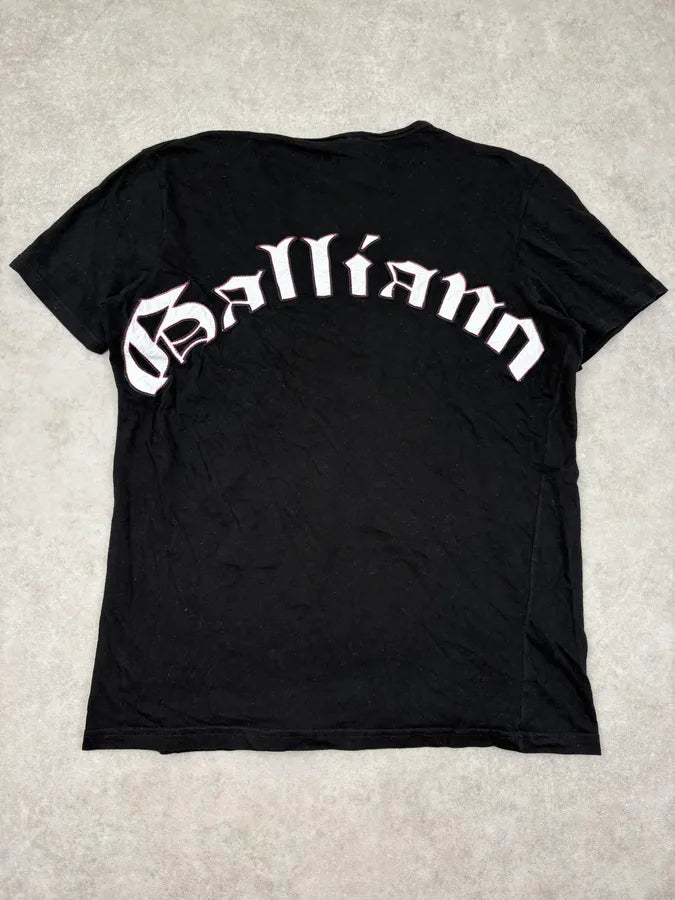 2010s John Galliano Black Propaganda Logo T-Shirt rBjJYka 0