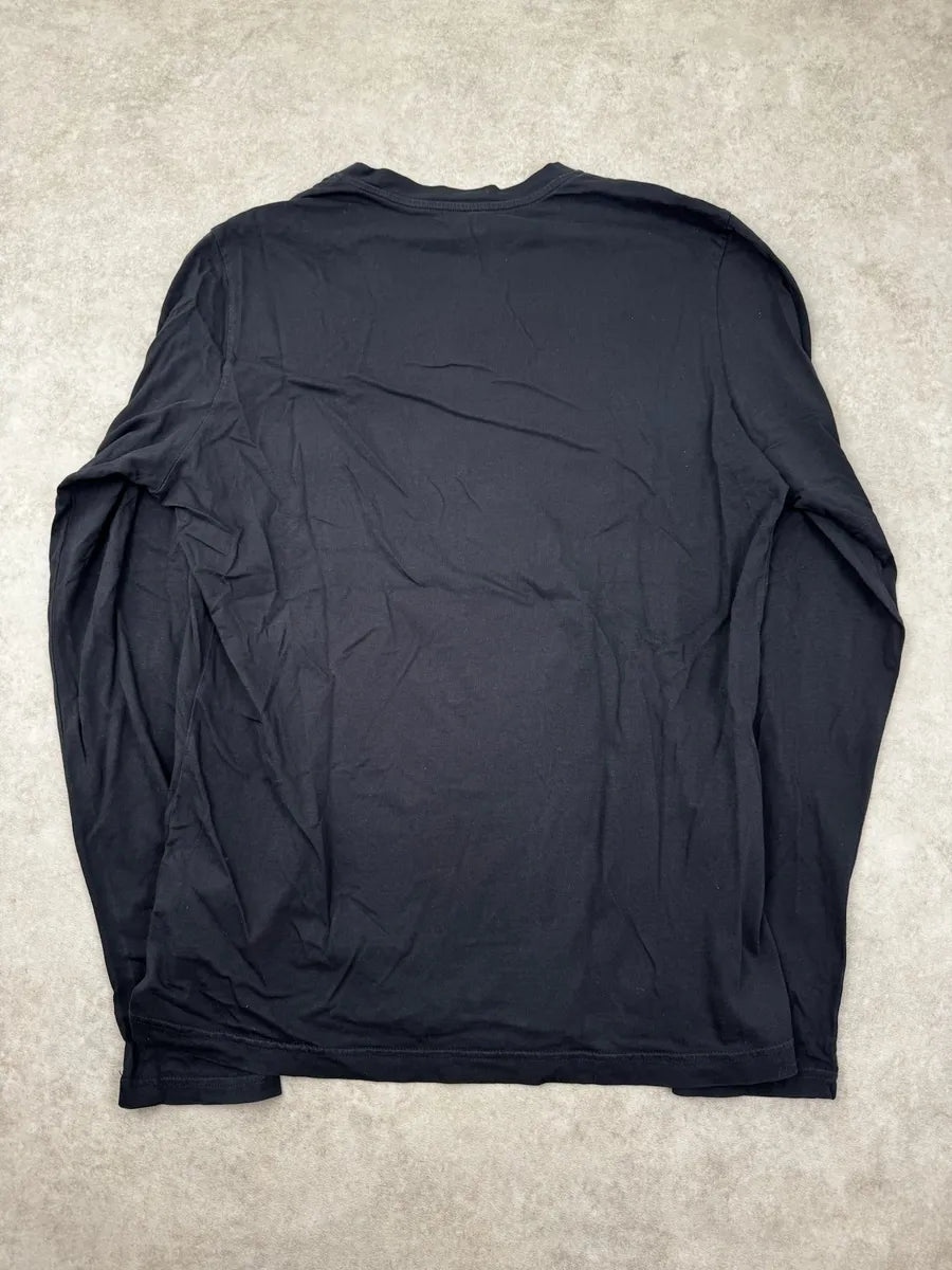 SS2012 John Galliano Black V-Neck Propaganda Longsleeve CADYojV 5