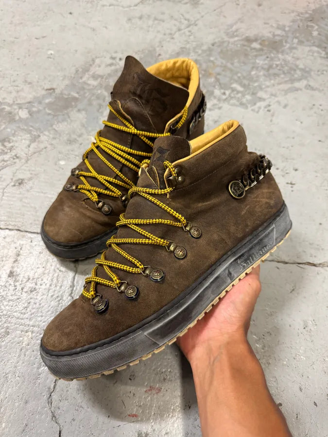 2000s John Galliano Brown Mountain Daily Boots oVRJJoU 0