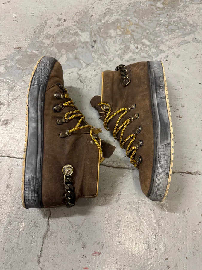 2000s John Galliano Brown Mountain Daily Boots oVRJJoU 5