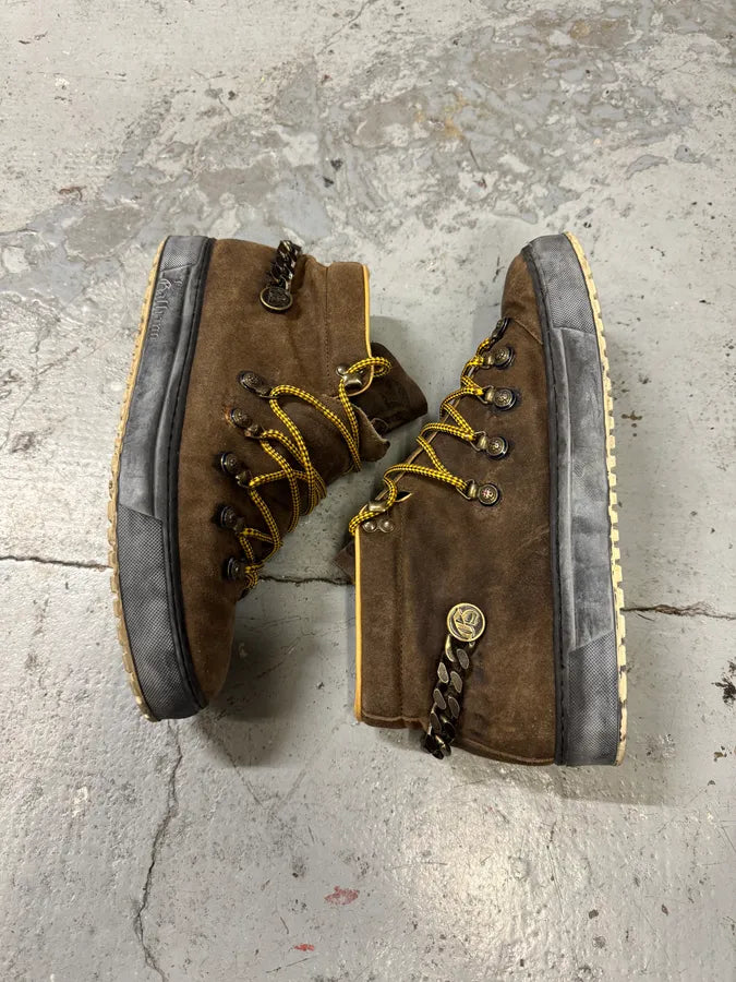 2000s John Galliano Brown Mountain Daily Boots oVRJJoU 6