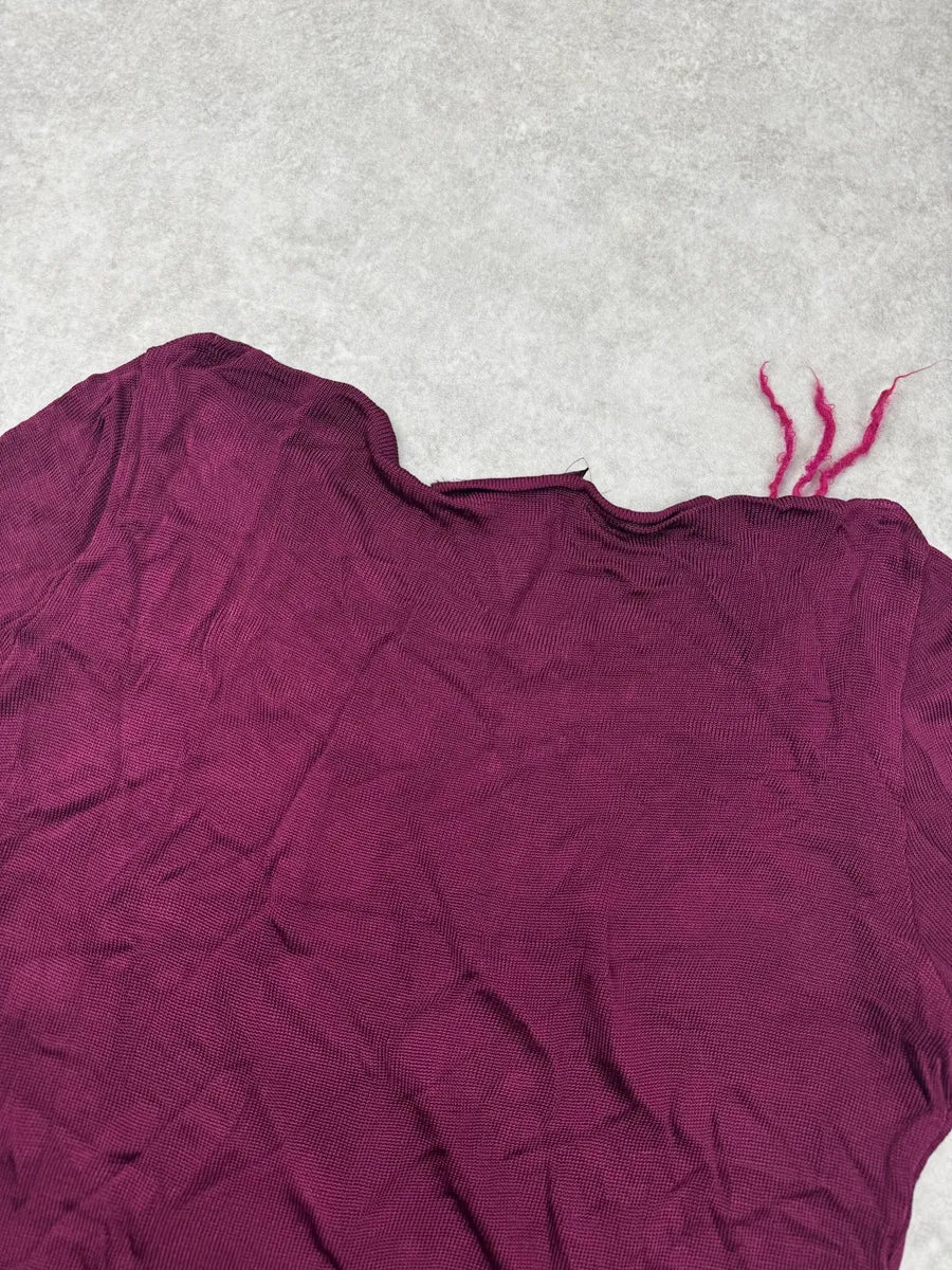 2000s John Galliano Burgundy Top NcqQpvD 6