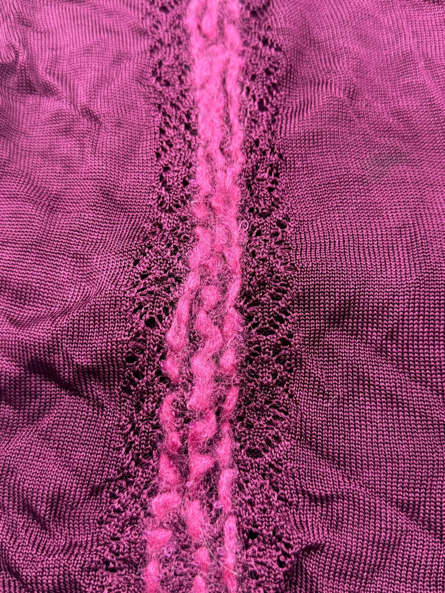 2000s John Galliano Burgundy Top NcqQpvD 8