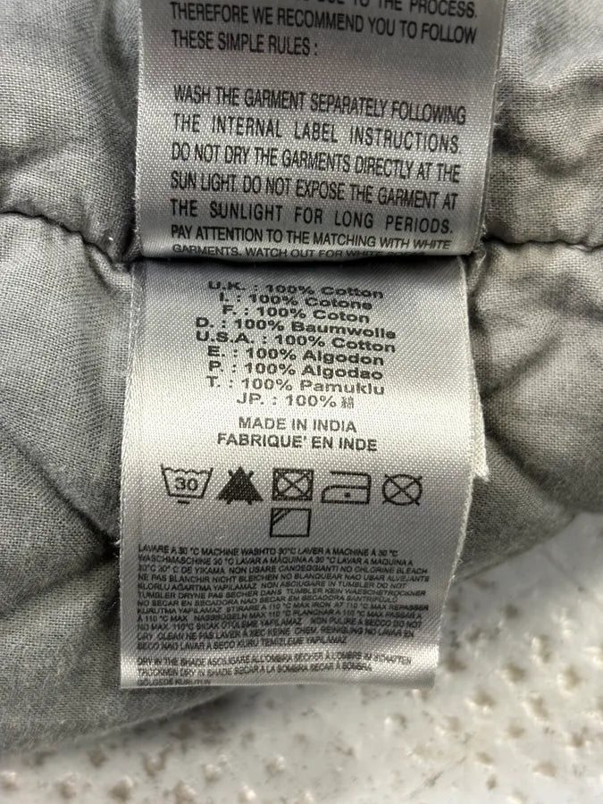 2010s John Galliano Grey Cargo Newspaper Print Hooded Parka  dUiCUZK 11