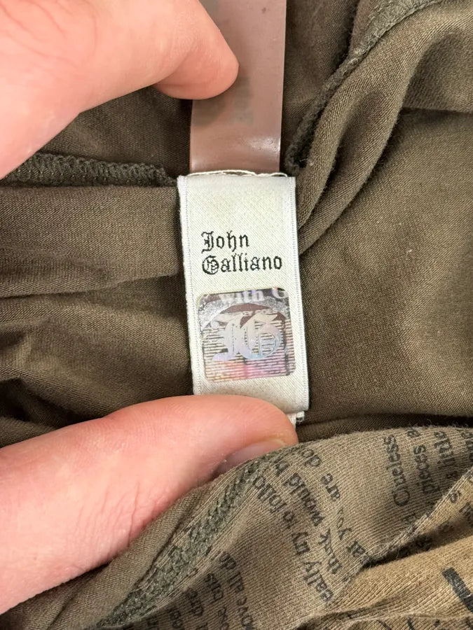 2000s John Galliano Newspapers Brown Hoodie BFJotbP 10