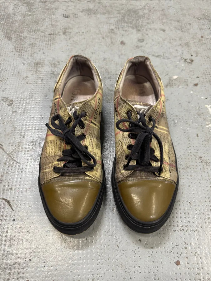 2000s John Galliano Newspapers Sneakers SBLfovZ 1