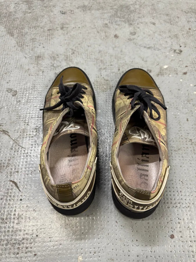 2000s John Galliano Newspapers Sneakers SBLfovZ 5