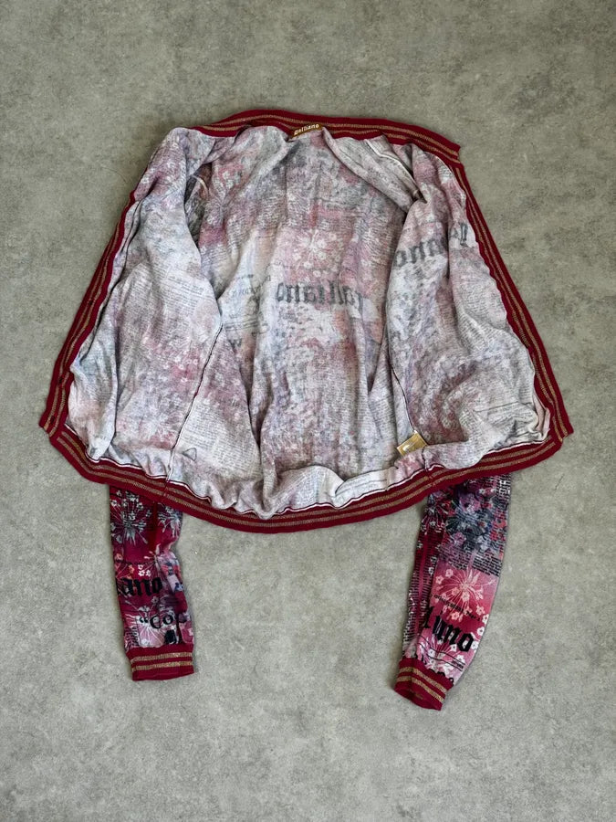 2010s John Galliano Pink Floral Cardigan KGeTpRl 6