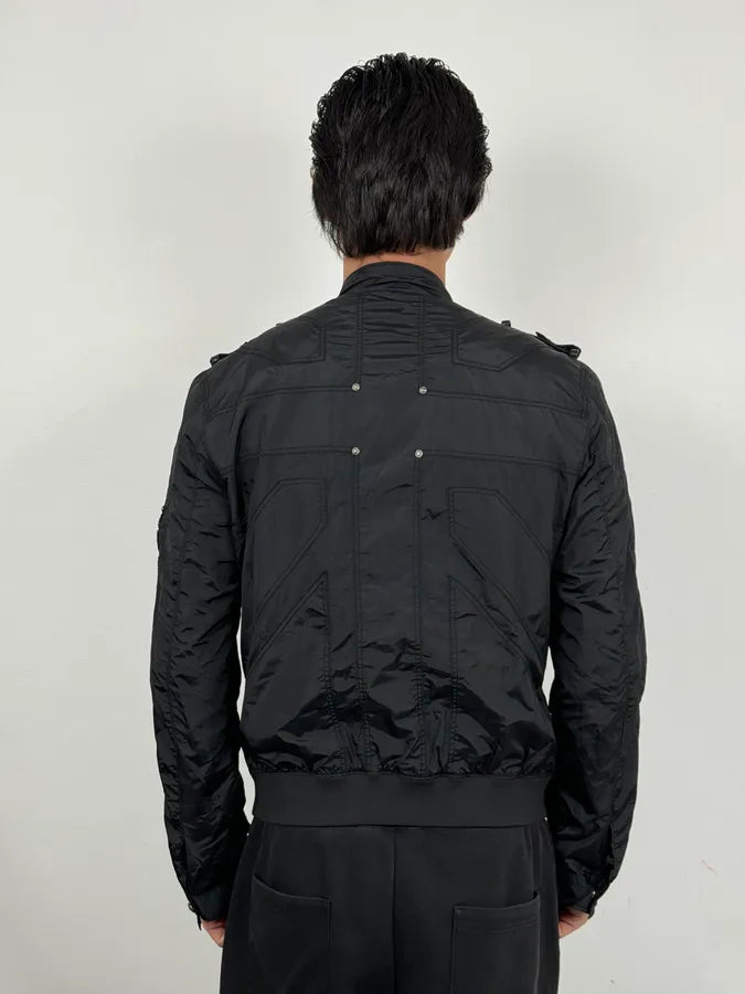 2000s John Richmond Black UK Flag Bomber Jacket kuvfTMb 2