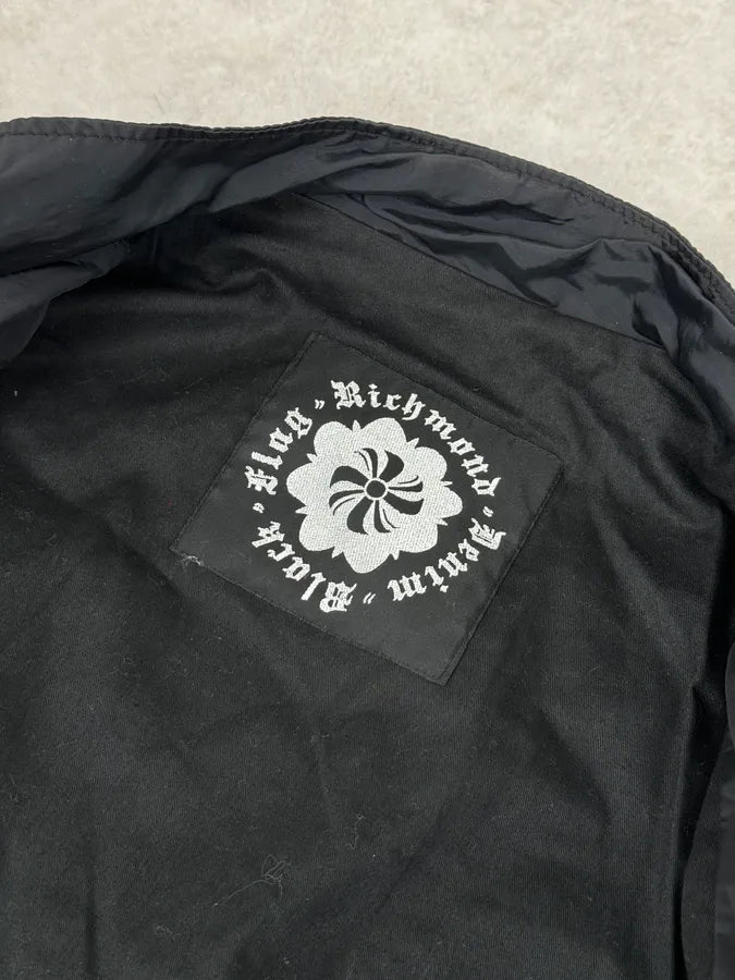 2000s John Richmond Black UK Flag Bomber Jacket kuvfTMb 8