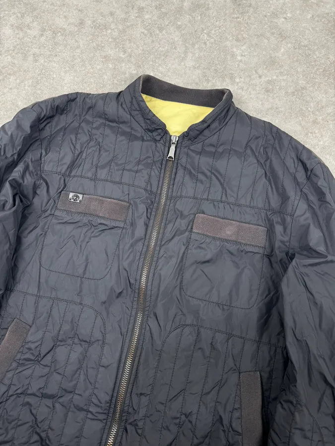 2000s John Richmond Faded Black UK Flag British Jacket NSqqoVB 4