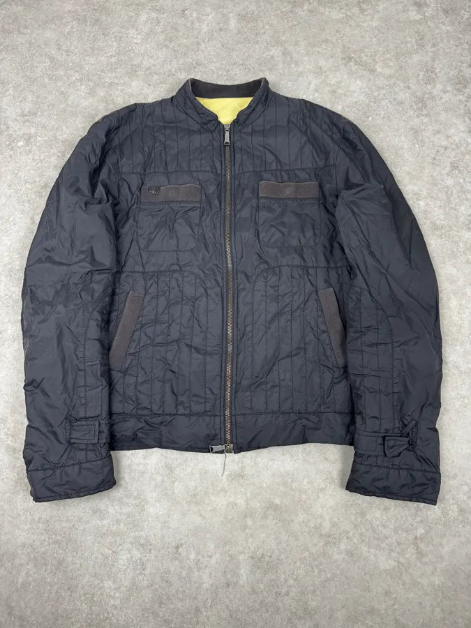 2000s John Richmond Faded Black UK Flag British Jacket NSqqoVB 3