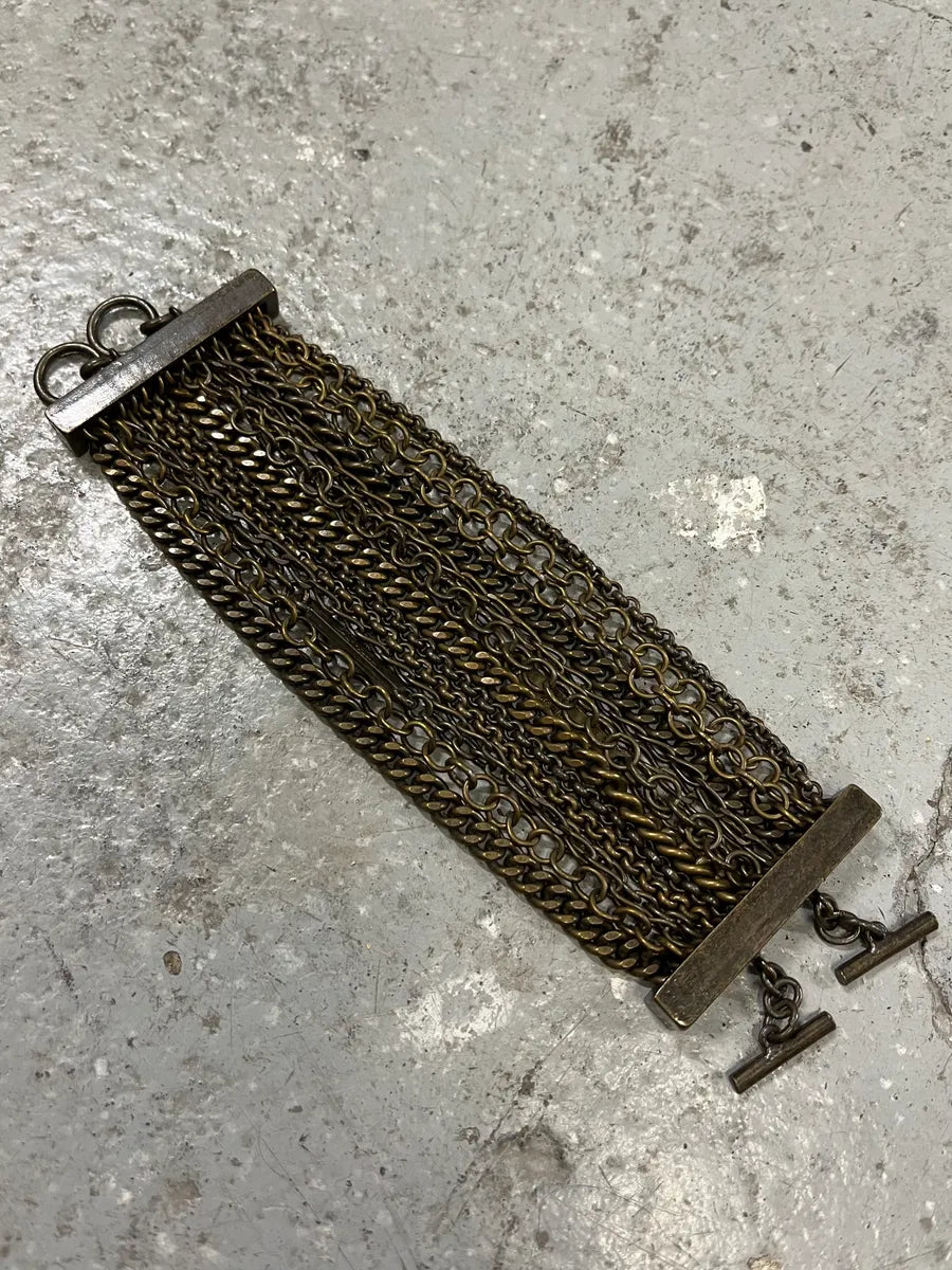 2000s Jonhn Galliano Diversity Linked Bracelets (OS) 5