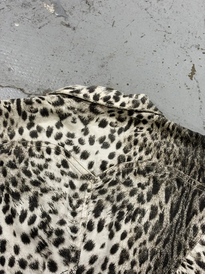 AW2005 Cavalli Beige Leopard Blazer Jacket peGQBvm 5