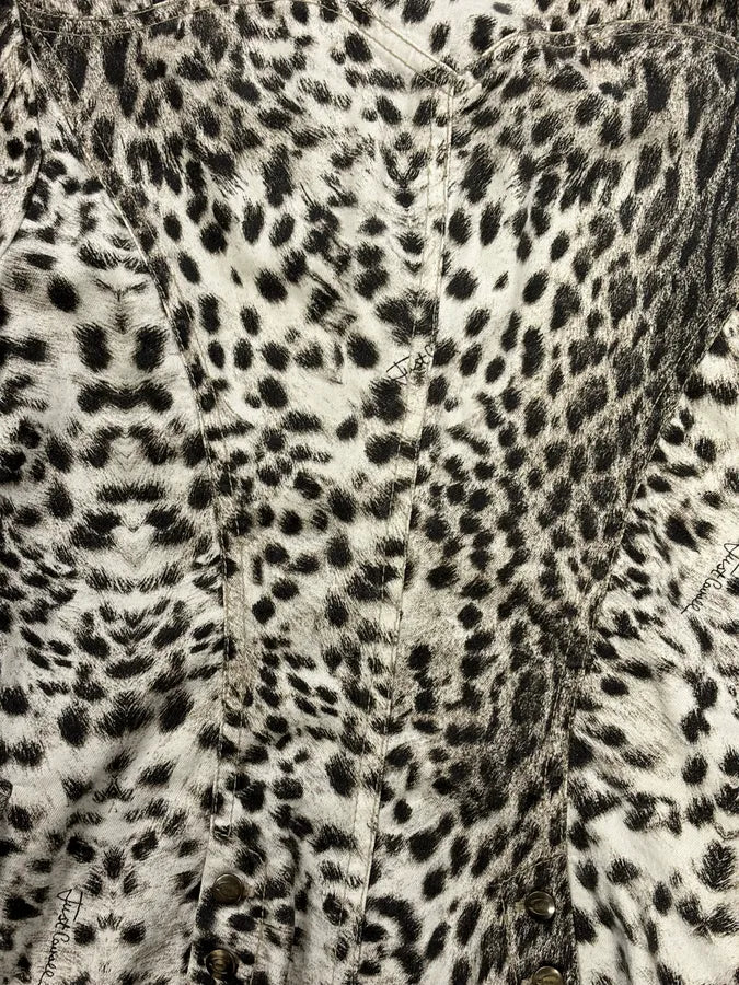 AW2005 Cavalli Beige Leopard Blazer Jacket peGQBvm 8