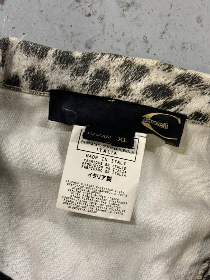 AW2005 Cavalli Beige Leopard Blazer Jacket peGQBvm 9