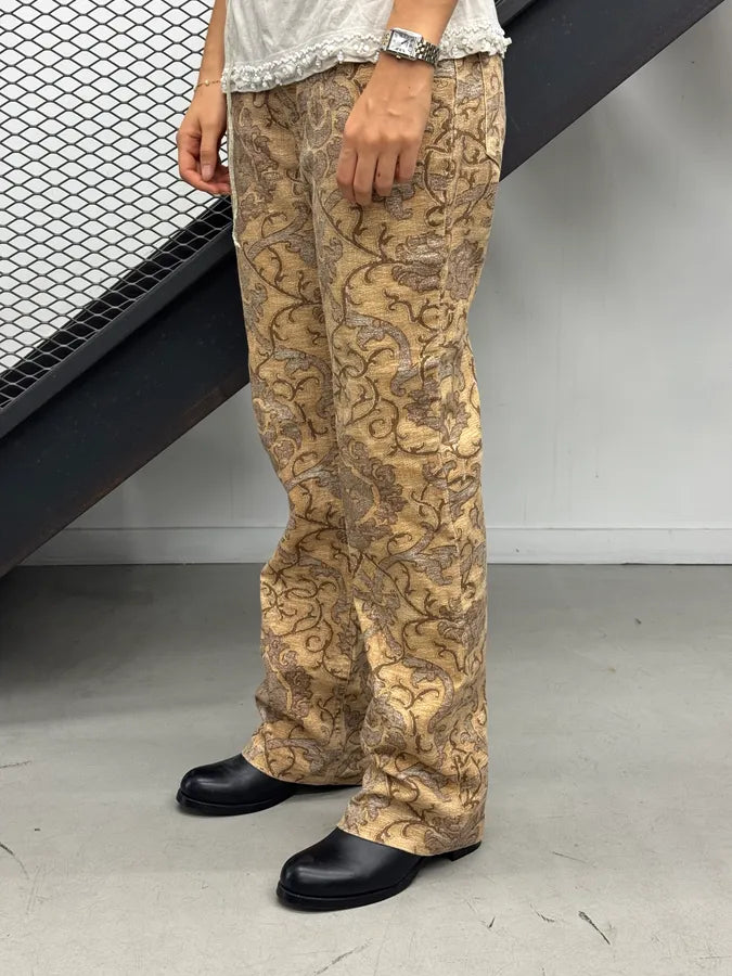 2000s Roberto Cavalli Beige Print Jeans EPknHpy 4
