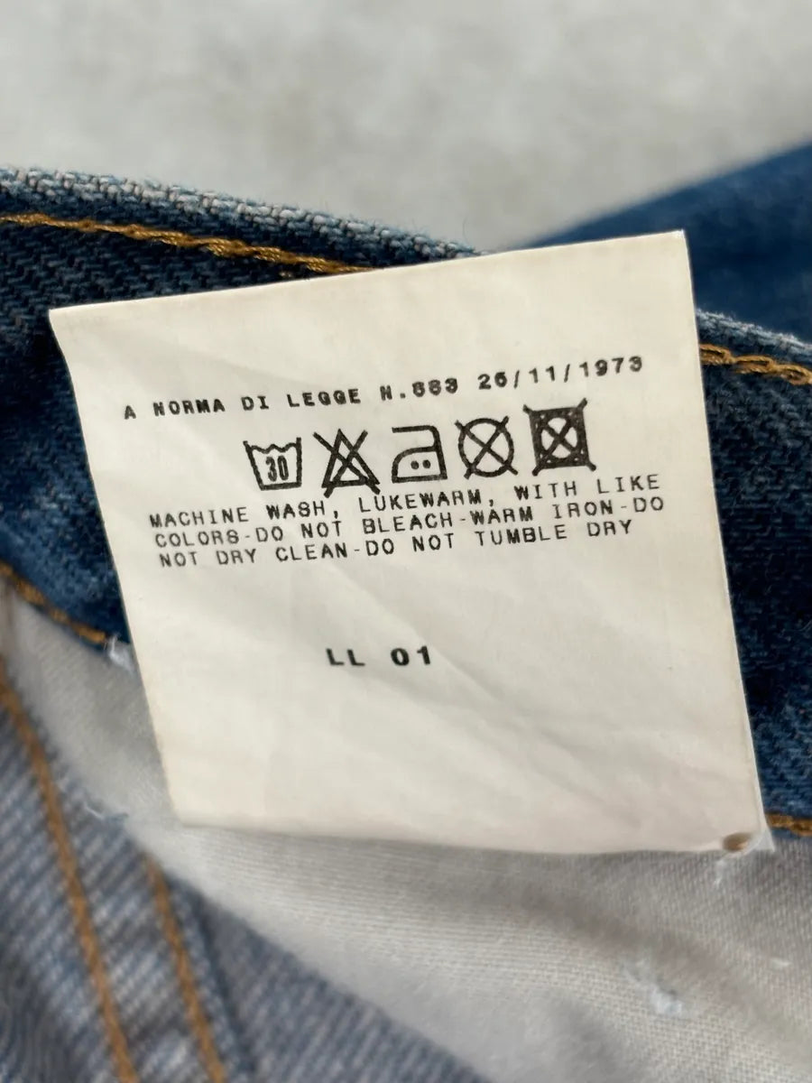 2000s Cavalli Blue Avant-Garde Gradient Denim Jeans  HzVazTr 12