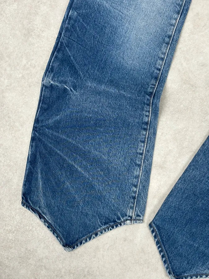 2000s Cavalli Blue Avant-Garde Gradient Denim Jeans  HzVazTr 7