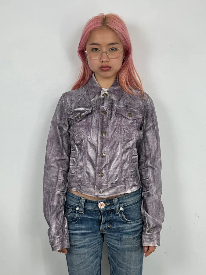 AW2005 Cavalli Grey Corduroy Jacket otkKuoG 0
