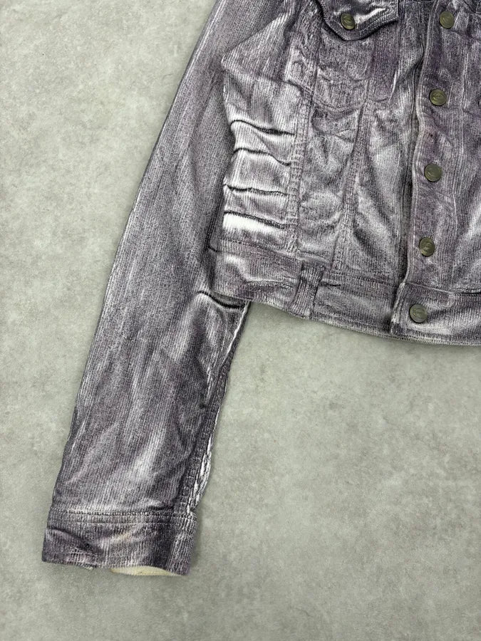 AW2005 Cavalli Grey Corduroy Jacket otkKuoG 7