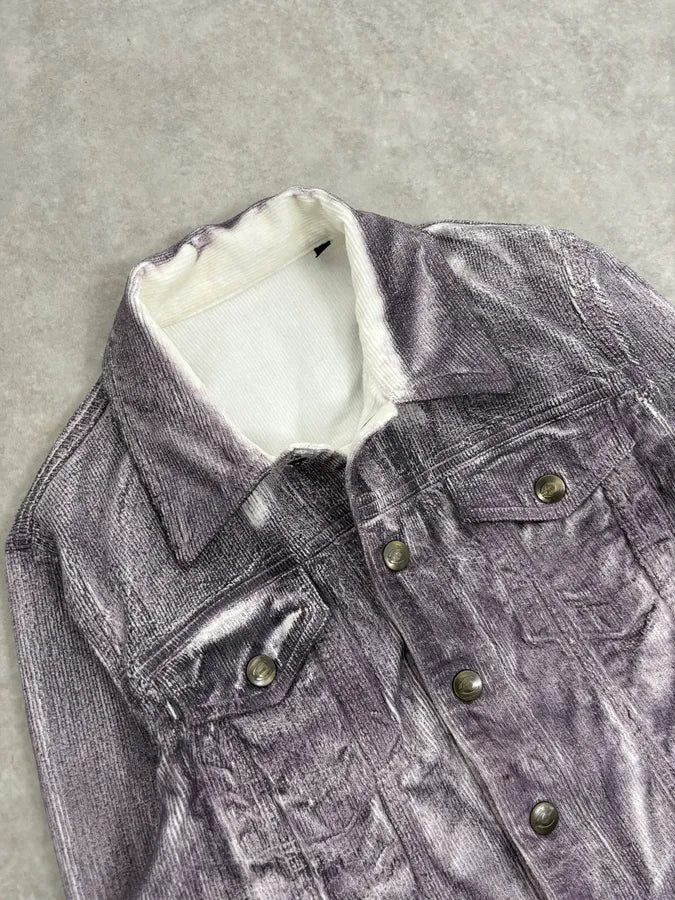 AW2005 Cavalli Grey Corduroy Jacket otkKuoG 5