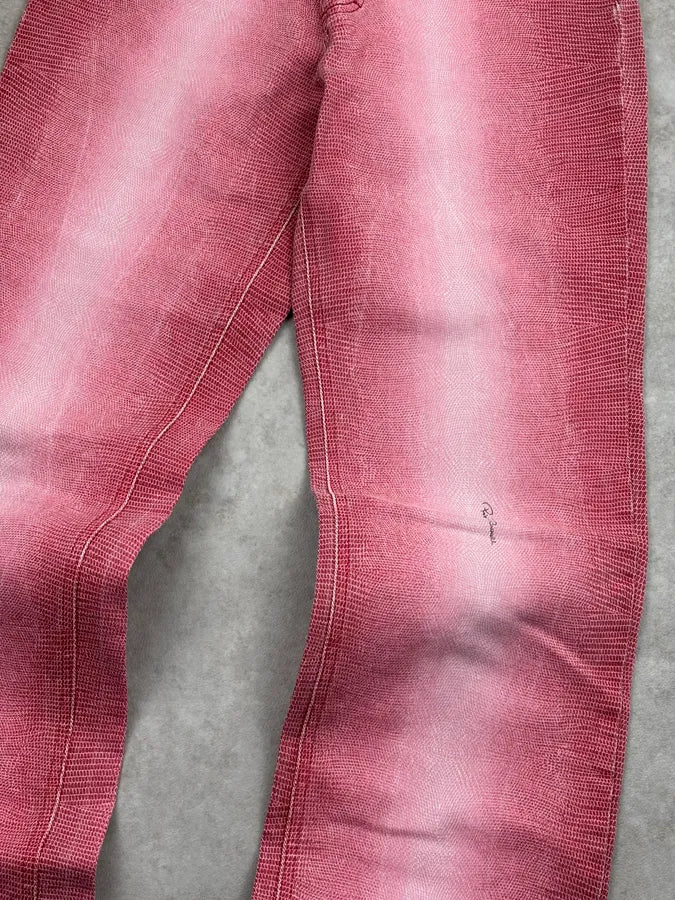 2000s Just Cavalli Pink Denim Low-Waist Jeans quMKuEZ 9