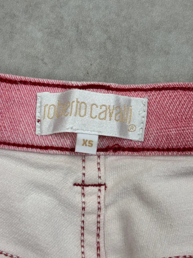2000s Just Cavalli Pink Denim Low-Waist Jeans quMKuEZ 10
