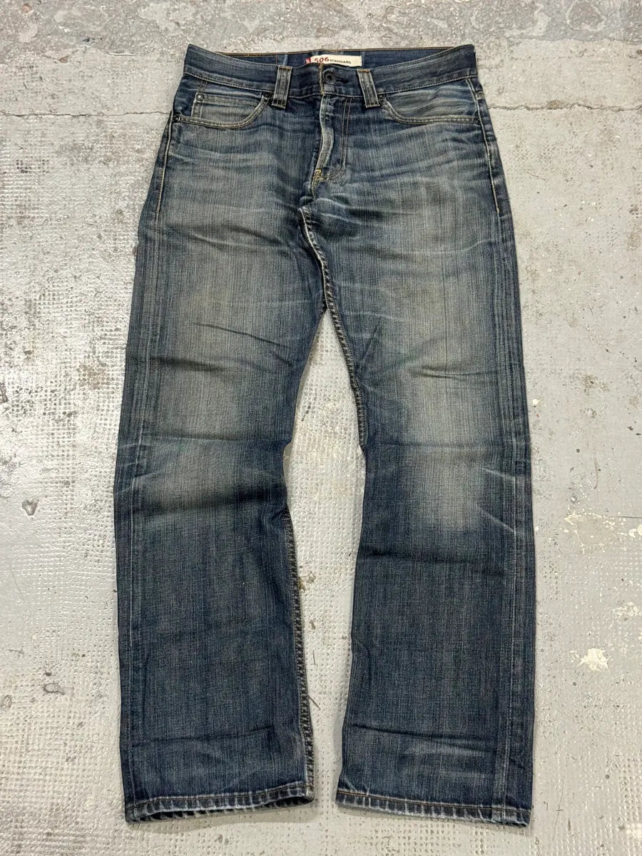 2000s Levi’s 506 Blue Denim Jeans IGNndUd 0