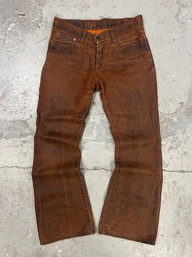2000s Levi’s 529 Faded Orange Denim Jeans (S/M) 0