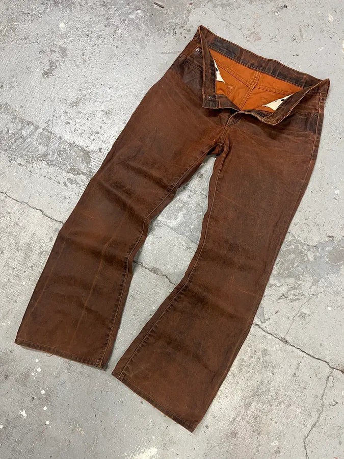 2000s Levi’s 529 Faded Orange Denim Jeans (S/M) 2