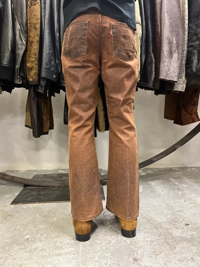 2000s Levi’s 529 Faded Orange Denim Jeans (S/M) 6